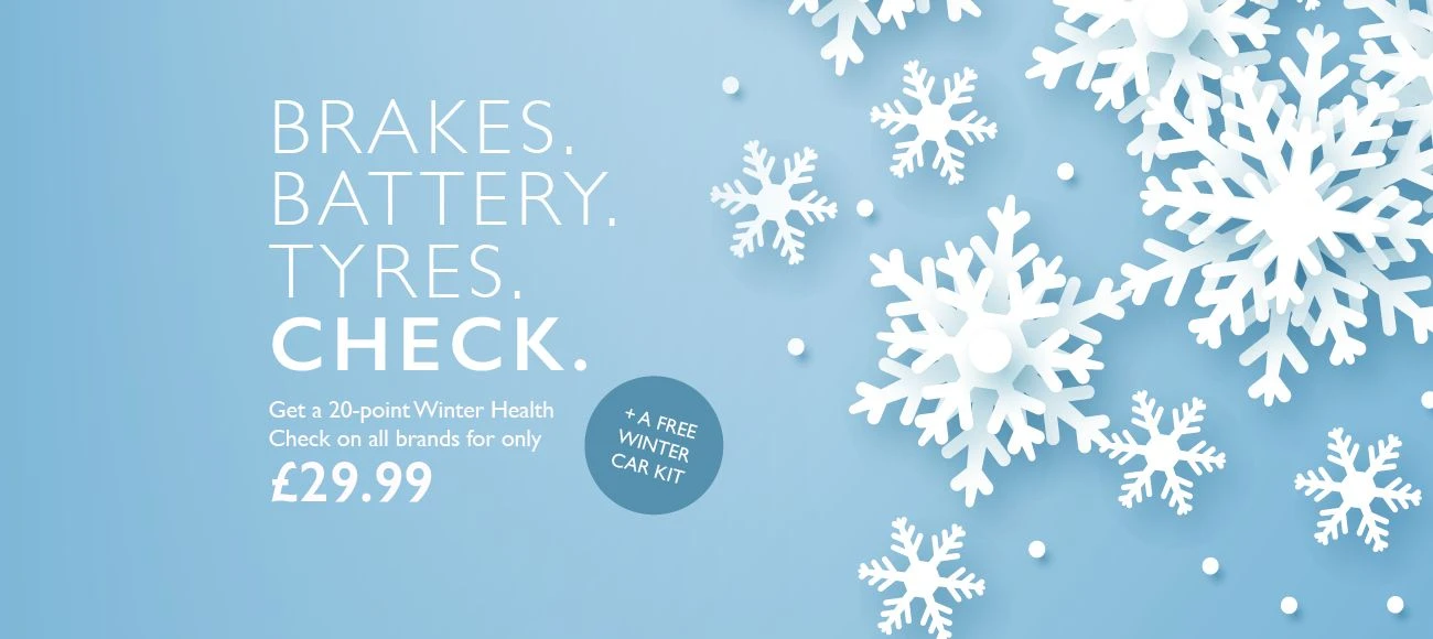 Your vehicle, your Winter Health Check – get yours today with Arbury!
